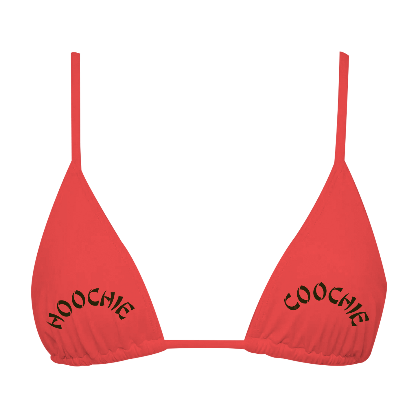 HOOCHIE COOCHIE BIKINI TOP RED