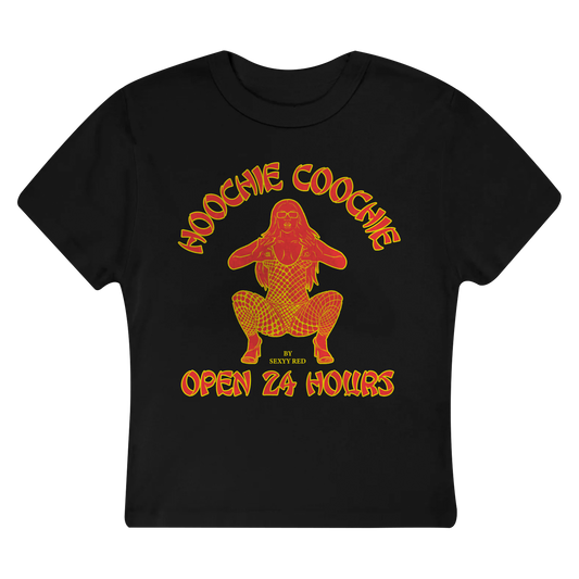 ALL YOU CAN EAT CROP TOP BLACK