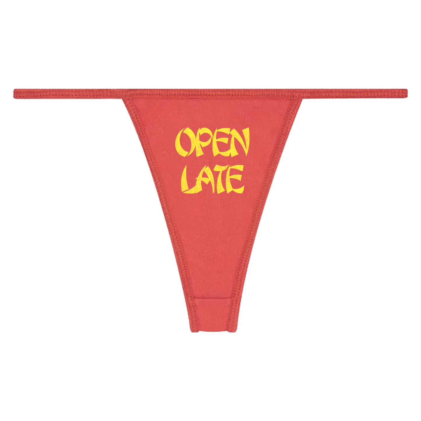 OPEN LATE THONG
