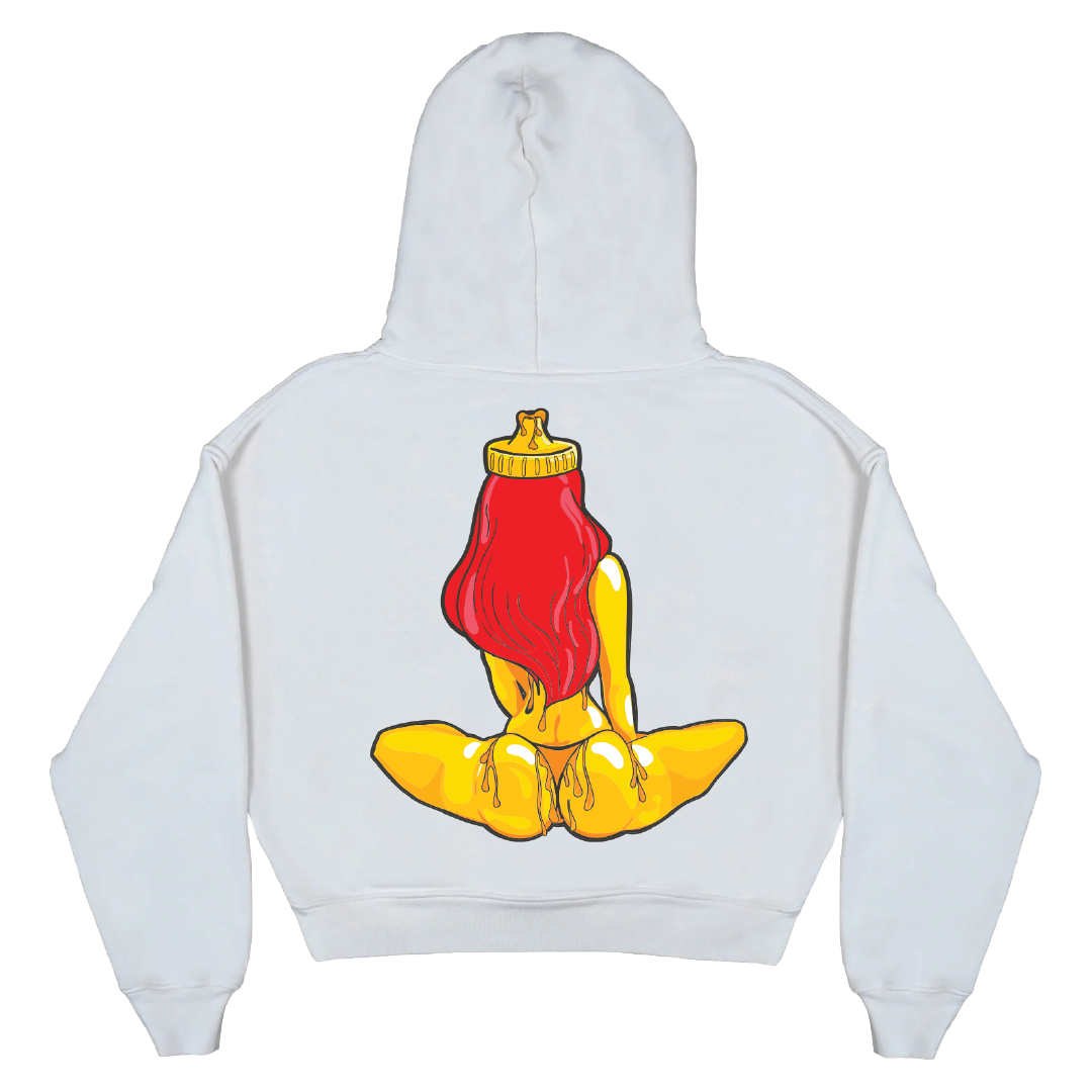 SEXYY LOVE HONEY HOODIE GREY