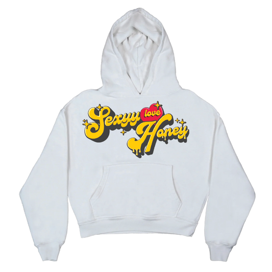 SEXYY LOVE HONEY HOODIE GREY