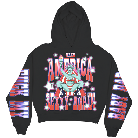 MAKE AMERICA SEXYY AGAIN HOODIE BLACK - HOODIE
