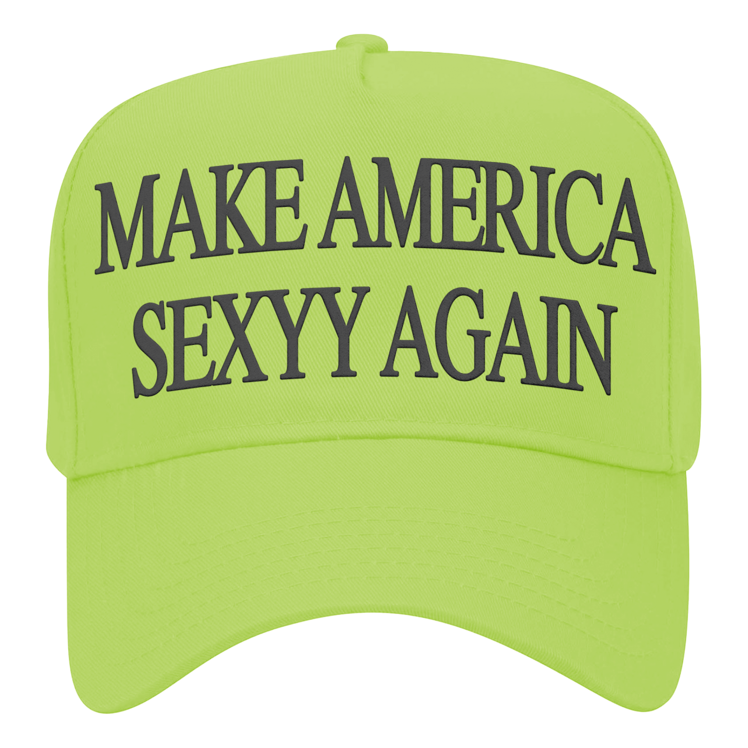 MAKE AMERICA SEXYY AGAIN HAT LIME GREEN - HAT